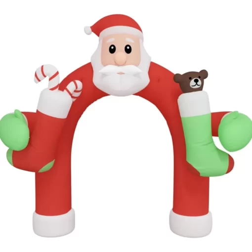 vidaXL Decor* Christmas Inflatable Arch Gate Led 126"