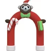 vidaXL Decor* Christmas Inflatable Arch Gate Led 149.6