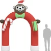 vidaXL Decor* Christmas Inflatable Arch Gate Led 149.6