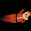 vidaXL Decor* Christmas Inflatable Lying Santa Led 63