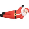 vidaXL Decor* Christmas Inflatable Lying Santa Led 63