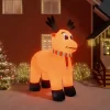 vidaXL Decor* Christmas Inflatable Reindeer With Leds 157.5