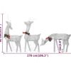 vidaXL Decor* Christmas Reindeer Family 106.3