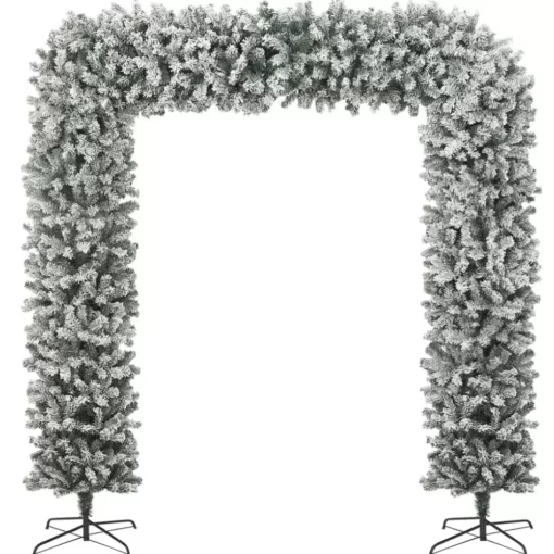 vidaXL Decor* Christmas Tree Arch With Flocked Snow 94.5"