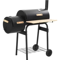 vidaXL Kitchen & Dining* Classic Charcoal Bbq Offset Smoker