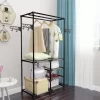 vidaXL Household Supplies* Clothes Rack Steel And Non-Woven Fabric 34.3