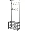 vidaXL Decor* Clothes Rack With Shoe Storage 26.8