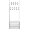 vidaXL Decor* Clothes Rack With Shoe Storage 26.8