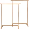 vidaXL Household Supplies* Clothes Racks 2 Pcs Solid Oak Wood