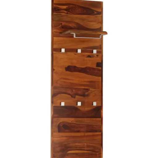 vidaXL Decor* Coat Rack Solid Sheesham Wood 46.5"X15.7"