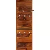 vidaXL Decor* Coat Rack Solid Sheesham Wood 46.5