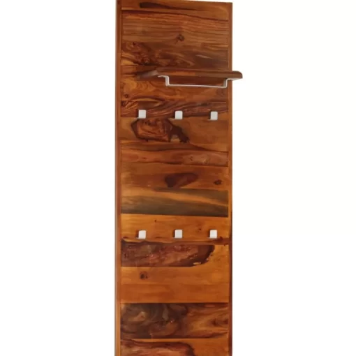 vidaXL Decor* Coat Rack Solid Sheesham Wood 46.5"X15.7"