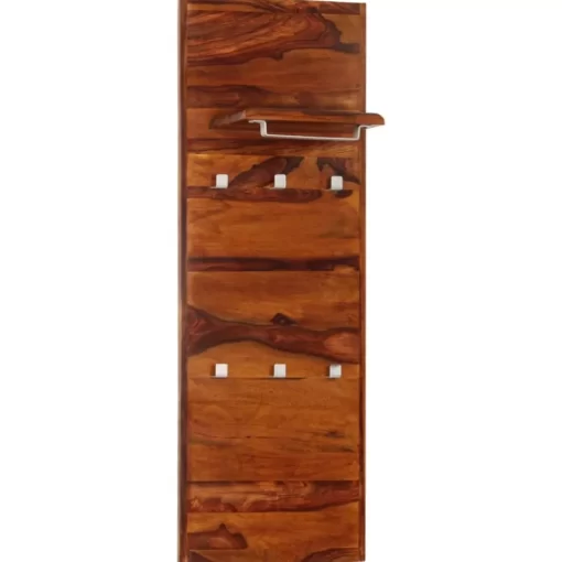 vidaXL Decor* Coat Rack Solid Sheesham Wood 46.5"X15.7"