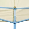 vidaXL Lawn & Garden* Cream Foldable Pop-Up Party Tent 9.8'X19.7'