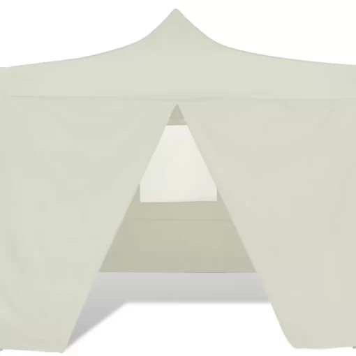 vidaXL Lawn & Garden* Cream Foldable Tent 9.8'X9.8' With 4 Walls