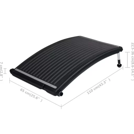 vidaXL Pool & Spa* Curved Pool Solar Heating Panel 43.3"X25.6"