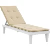 vidaXL Decor* Deck Chair Cushion Beige (29.5