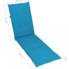 vidaXL Decor* Deck Chair Cushion Blue (29.5