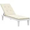 vidaXL Decor* Deck Chair Cushion Cream (29.5