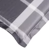 vidaXL Decor* Deck Chair Cushion Gray Check Pattern (29.5