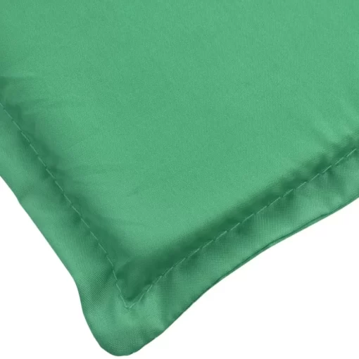 vidaXL Decor* Deck Chair Cushion Green (29.5"+41.3")X19.7"X1.2"