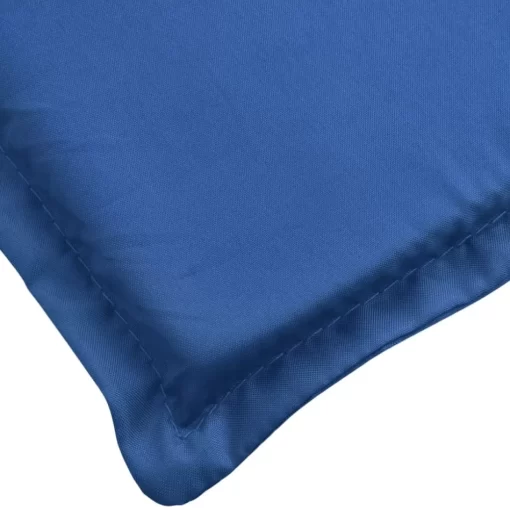 vidaXL Decor* Deck Chair Cushion Royal Blue (29.5"+41.3")X19.7"X1.2"