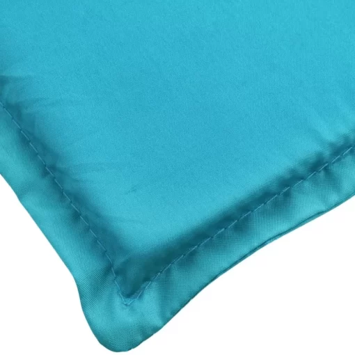 vidaXL Decor* Deck Chair Cushion Turquoise Oxford Fabric