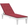 vidaXL Decor* Deck Chair Cushion Wine Red (29.5