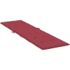 vidaXL Decor* Deck Chair Cushion Wine Red (29.5