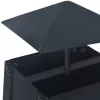 vidaXL Fireplaces* Fire Pit Black 13.8