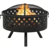 vidaXL Fireplaces* Fire Pit With Poker 26.8