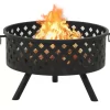 vidaXL Fireplaces* Fire Pit With Poker 26.8