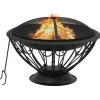 vidaXL Fireplaces* Fire Pit With Poker 29.5