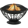 vidaXL Fireplaces* Fire Pit With Poker 29.5