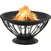 vidaXL Fireplaces* Fire Pit With Poker 29.5