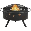 vidaXL Fireplaces* Fire Pit With Poker 29.9