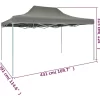 vidaXL Lawn & Garden* Foldable Tent Pop-Up 9.8'X14.8' Anthracite