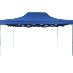 vidaXL Lawn & Garden* Foldable Tent Pop-Up 9.8'X14.8' Blue