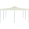 vidaXL Lawn & Garden* Folding Gazebo 16.4'X16.4' Cream