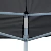 vidaXL Lawn & Garden* Folding Pop-Up Partytent With Sidewalls 9.8'X19.7' Anthracite