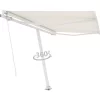 vidaXL Lawn & Garden* Freestanding Manual Retractable Awning 118.1