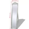 vidaXL Decor* Free-Standing Mirror Baroque Style 63