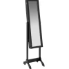 vidaXL Decor* Free-Standing Mirror Black 13.4