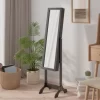 vidaXL Decor* Free-Standing Mirror Black 13.4