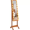 vidaXL Decor* Free-Standing Mirror With Led 13.4