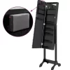 vidaXL Decor* Free-Standing Mirror With Led Black 13.4