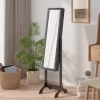 vidaXL Decor* Free-Standing Mirror With Led Black 13.4