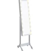 vidaXL Decor* Free-Standing Mirror With Led White 13.4