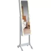 vidaXL Decor* Free-Standing Mirror With Led White 13.4