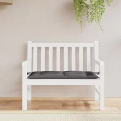 vidaXL Decor* Garden Bench Cushion Anthracite 39.4"X19.7"X2.8" Oxford Fabric